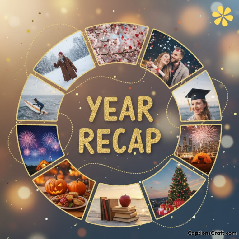 Year Recap Captions for Instagram