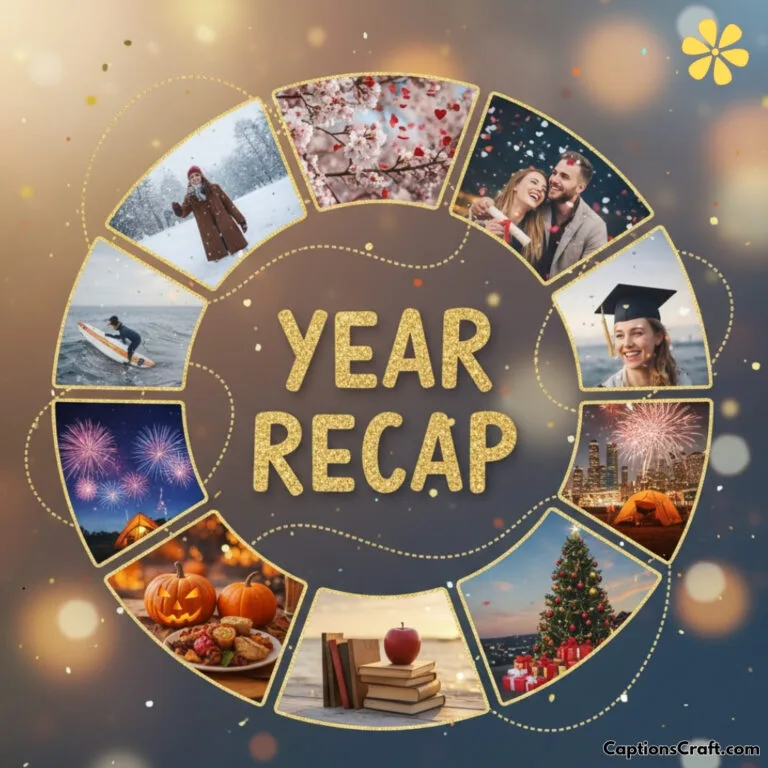 Year Recap Captions for Instagram