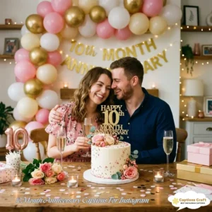 Celebrate Love with 10 Month Anniversary Captions For Instagram and Quotes 145+ Heartfelt Moments