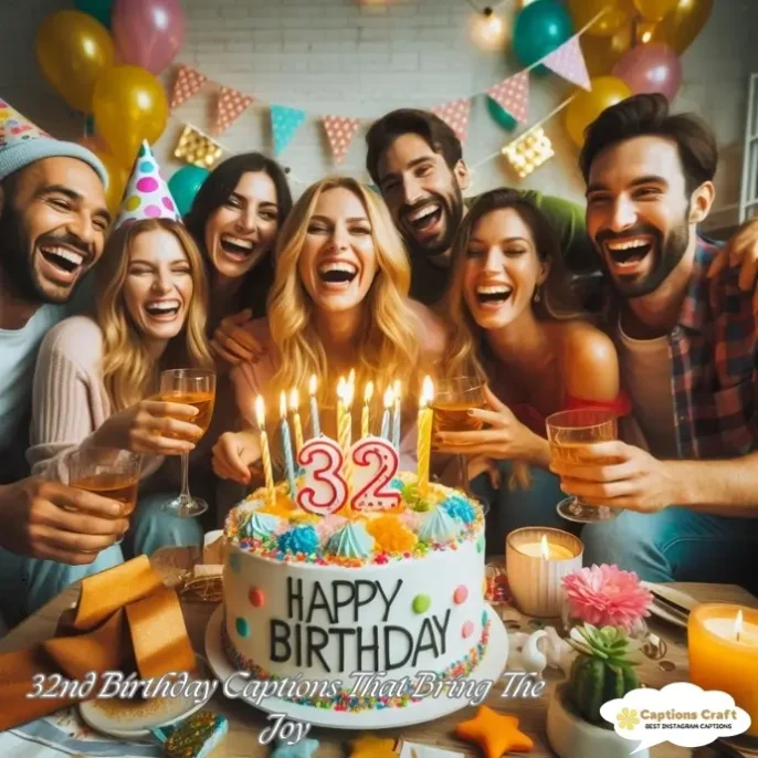 32nd Birthday Captions That Bring The Joy