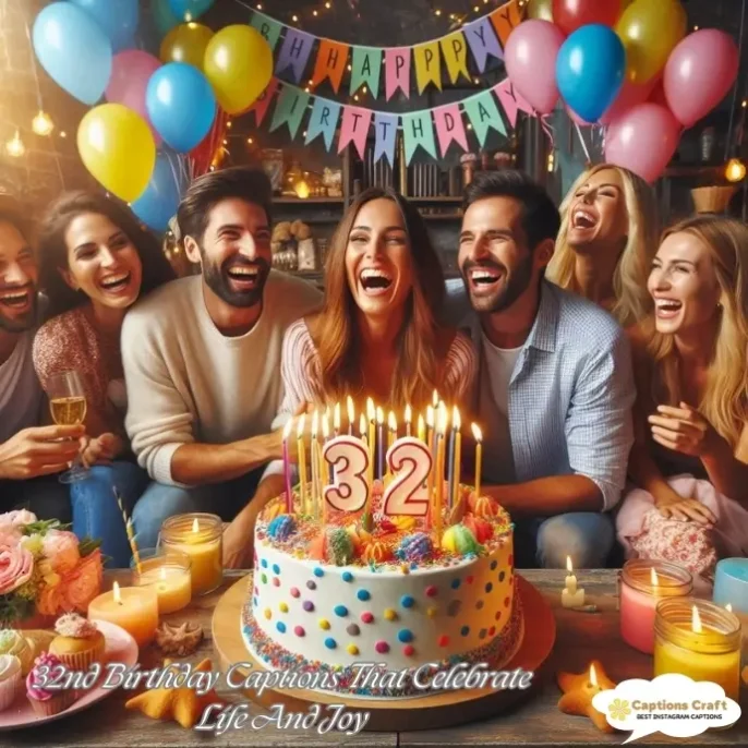 32nd Birthday Captions That Celebrate Life And Joy