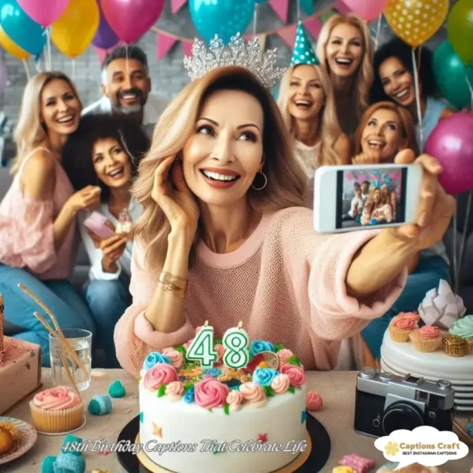 48th Birthday Captions That Celebrate Life
