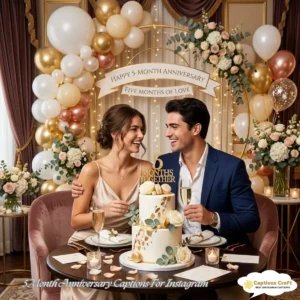 125+ Sweet 5 Month Anniversary Captions For Instagram For Cute Moments