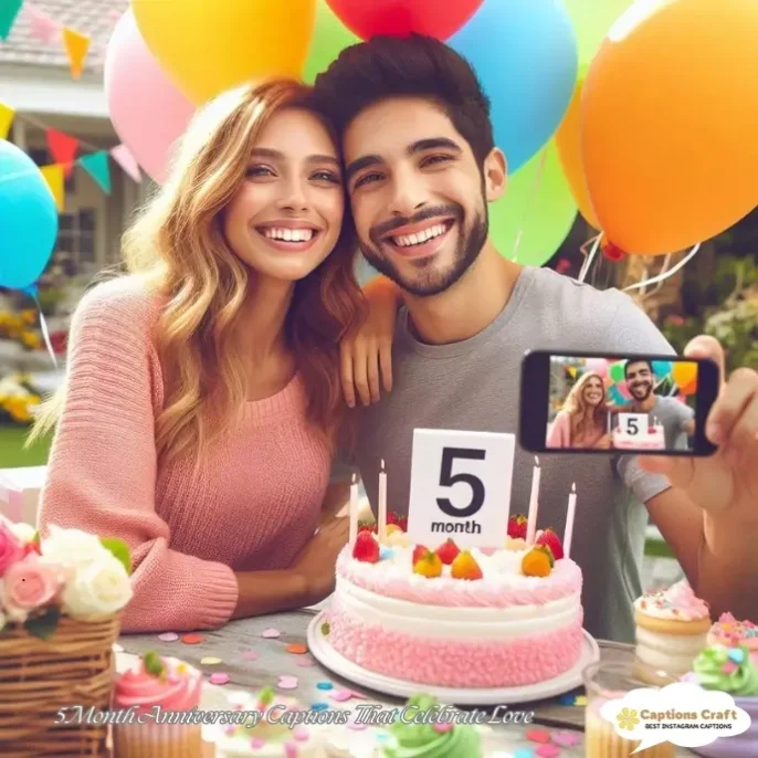 5 Month Anniversary Captions That Celebrate Love
