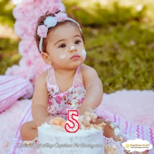 147+ Sweet 5 Month Birthday Captions For Instagram Full Of Love And Joy