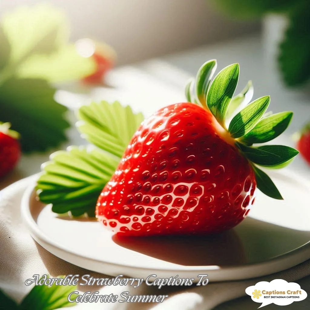 135+ Sweet Strawberry Captions For Instagram and Quotes to Brighten Your Feed
