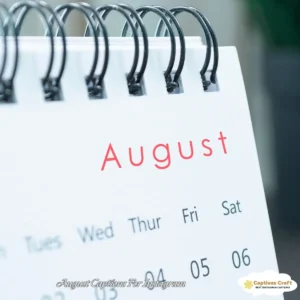 Creative August Captions For Instagram and Quotes to Spark Joy 143+ Times in 2026
