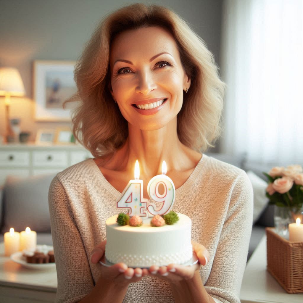 Captions that embrace the journey of turning 49