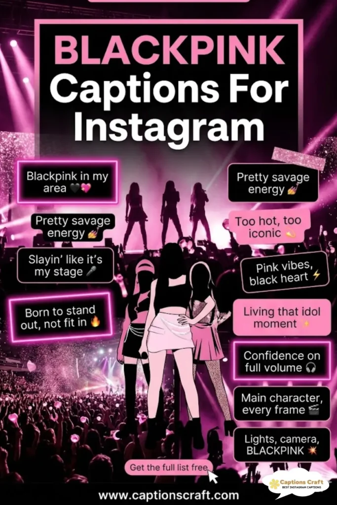 Unforgettable Blackpink Captions For Instagram and Quotes with 149+ Unique Flair
