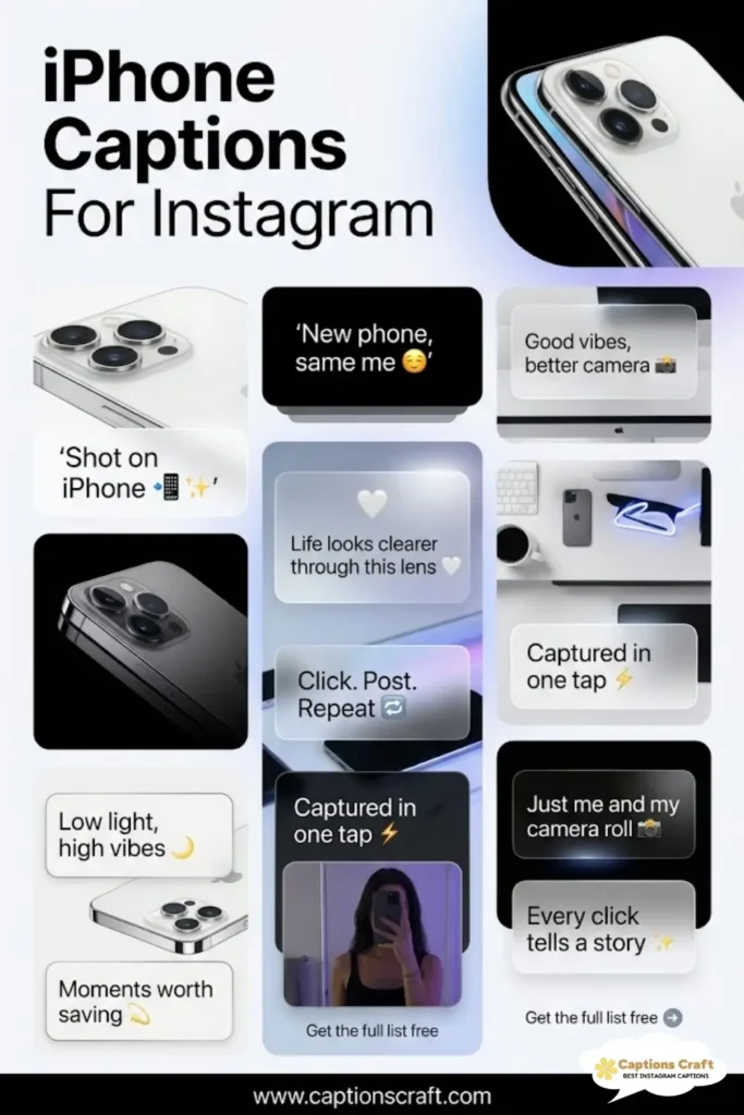 139+ Trendy iPhone Captions For Instagram And Quotes That Spark Joy and Engagement