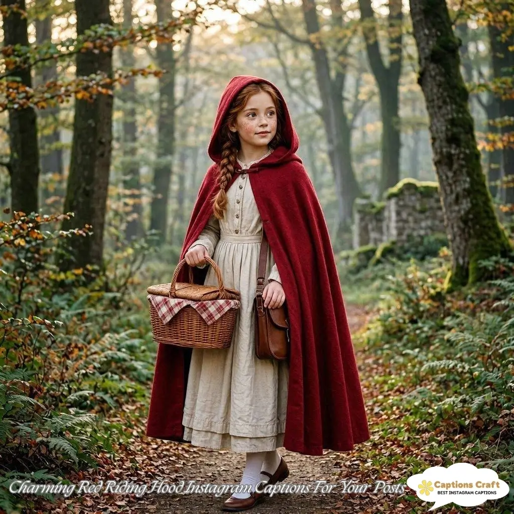 149+ Enchanting Red Riding Hood Captions For Instagram and Quotes to Inspire You