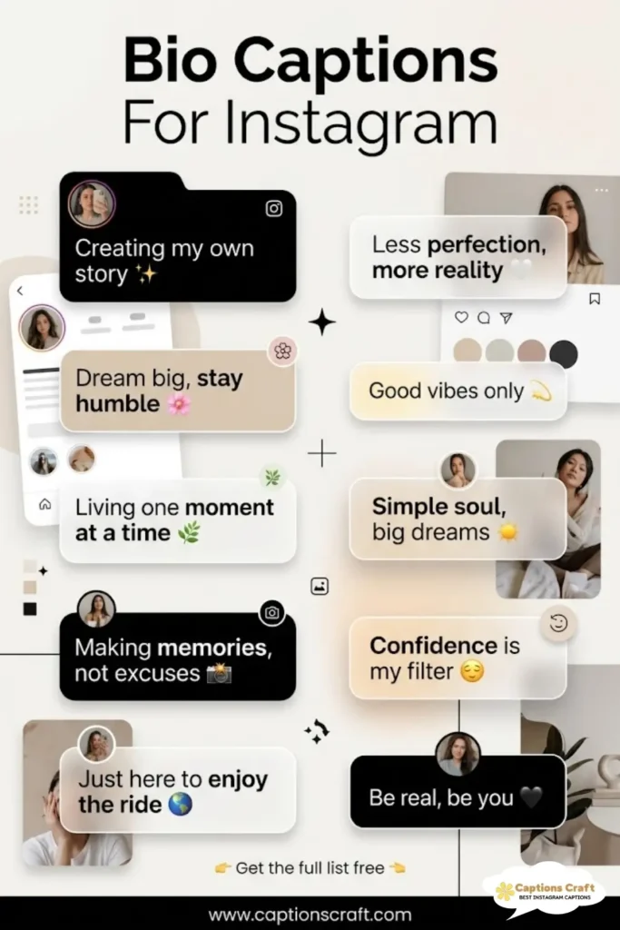 143+ Creative Bio Captions For Instagram That Spark Joy