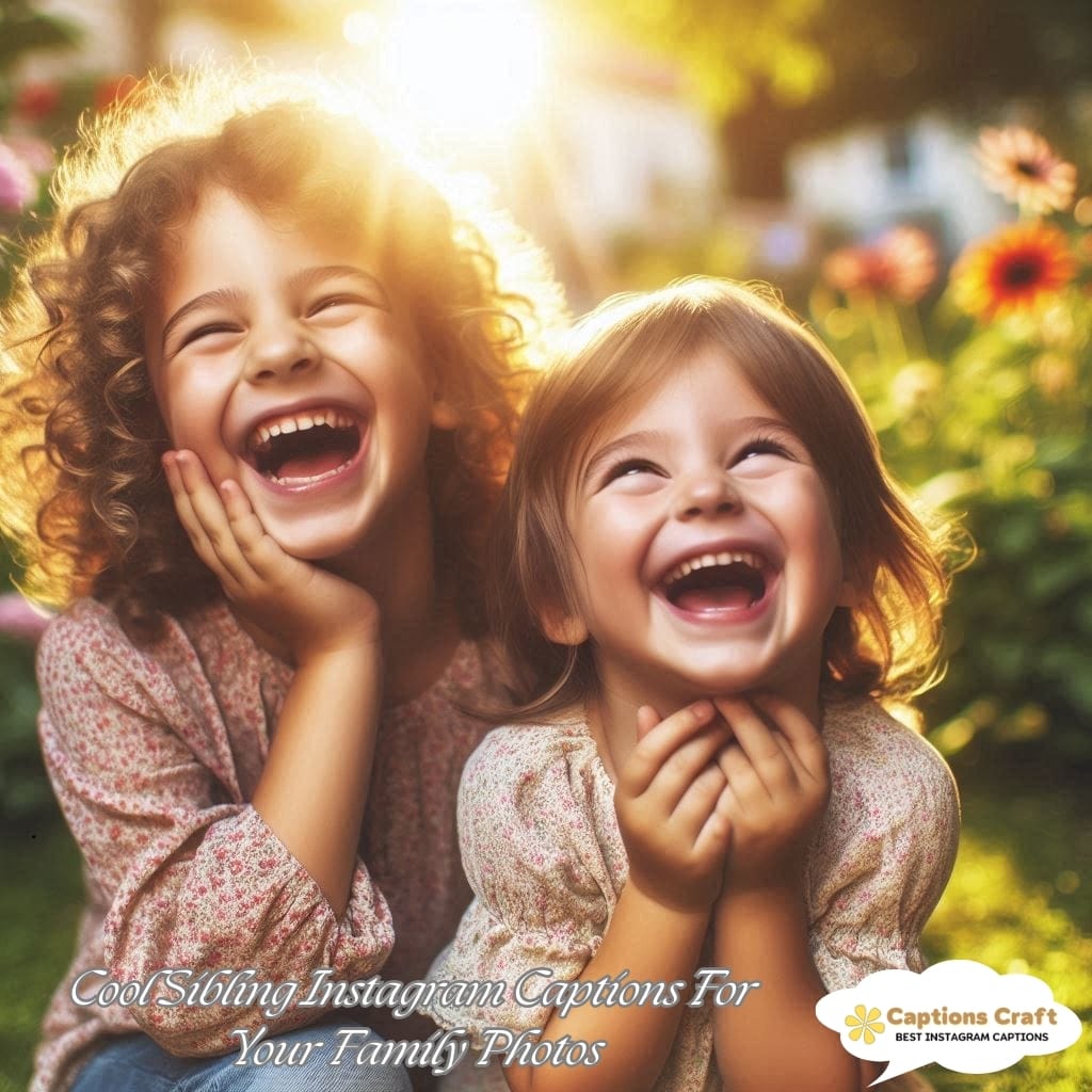 Cool Sibling Instagram Captions For Your Family Photos