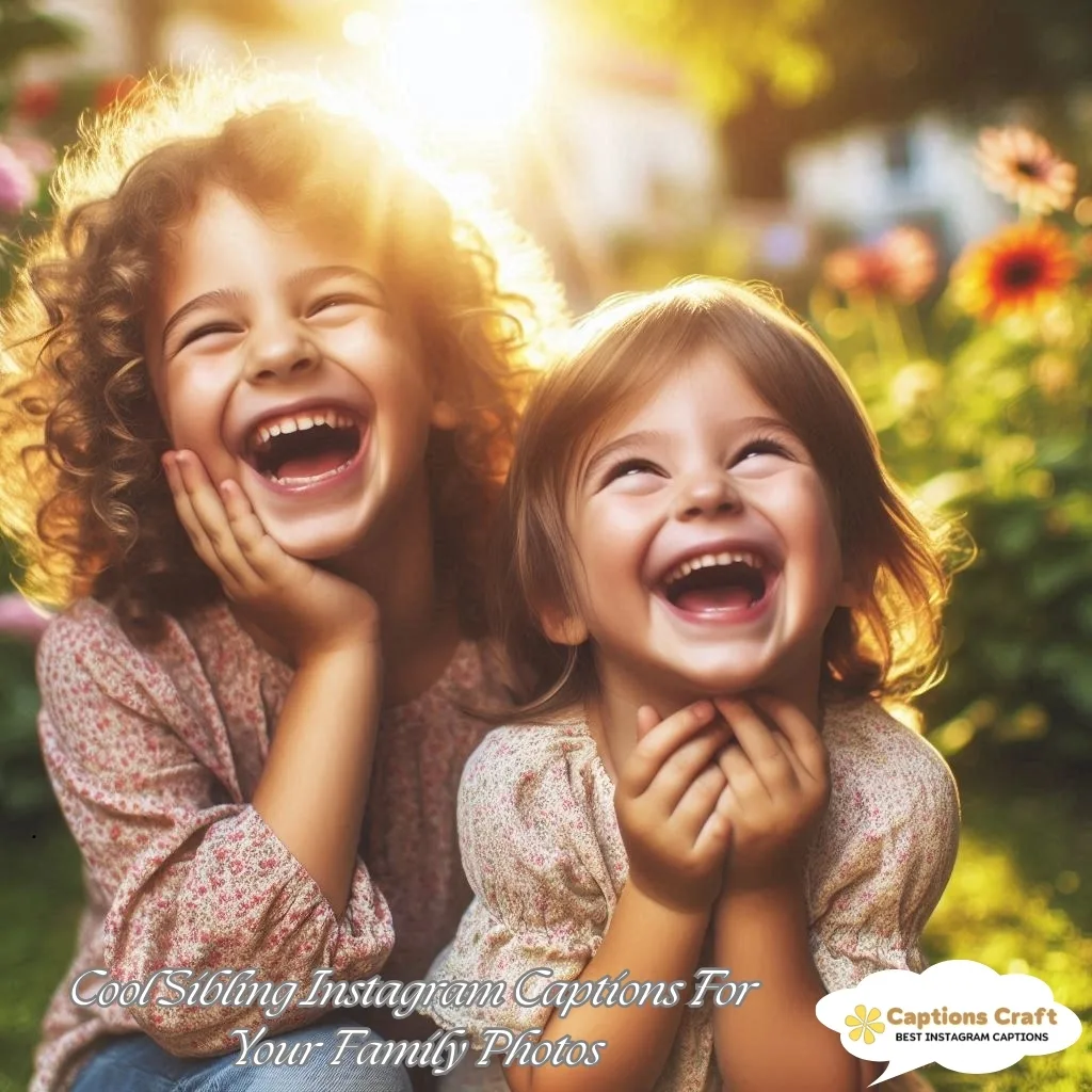 139+ Powerful Sibling Captions For Instagram and Quotes That Celebrate Family Love