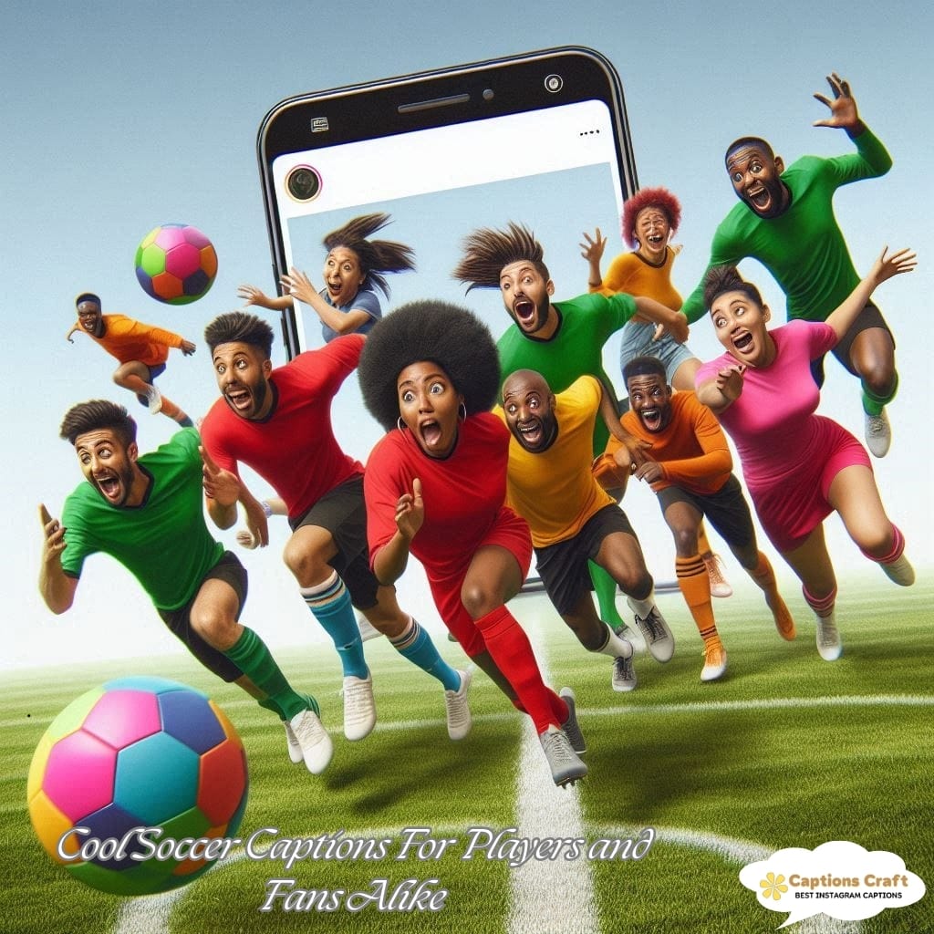 Cool Soccer Captions For Players and Fans Alike