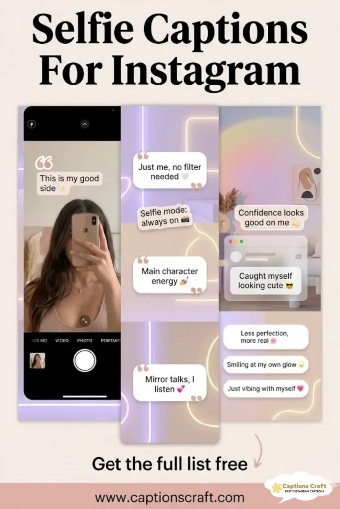 145+ Inspiring Selfie Captions For Instagram and Quotes to Shine Bright
