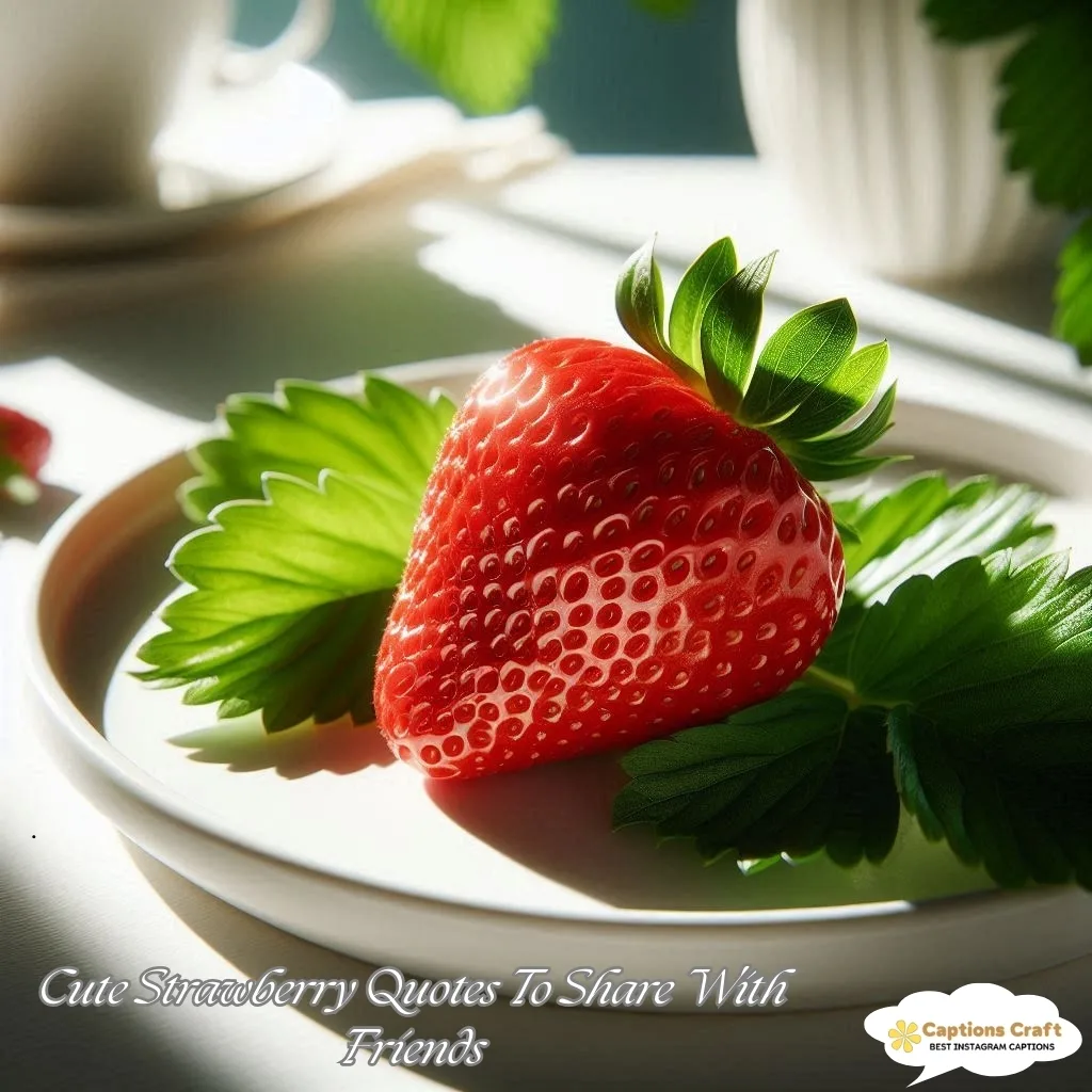 135+ Sweet Strawberry Captions For Instagram and Quotes to Brighten Your Feed