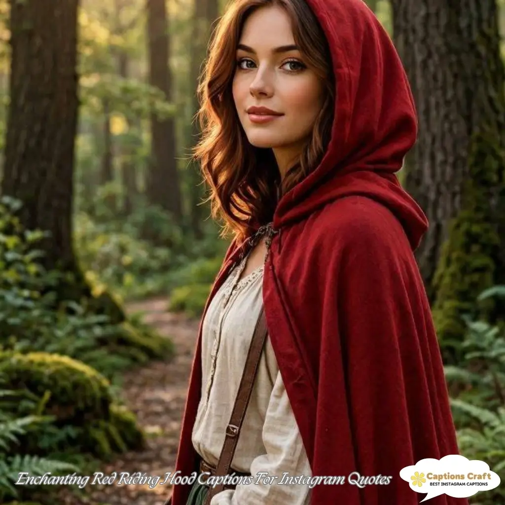 149+ Enchanting Red Riding Hood Captions For Instagram and Quotes to Inspire You