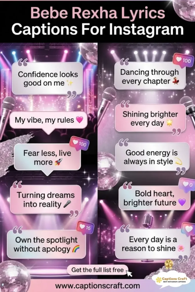 145+ Top Bebe Rexha Lyrics Captions For Instagram and Quotes That Spark Joy in 2026