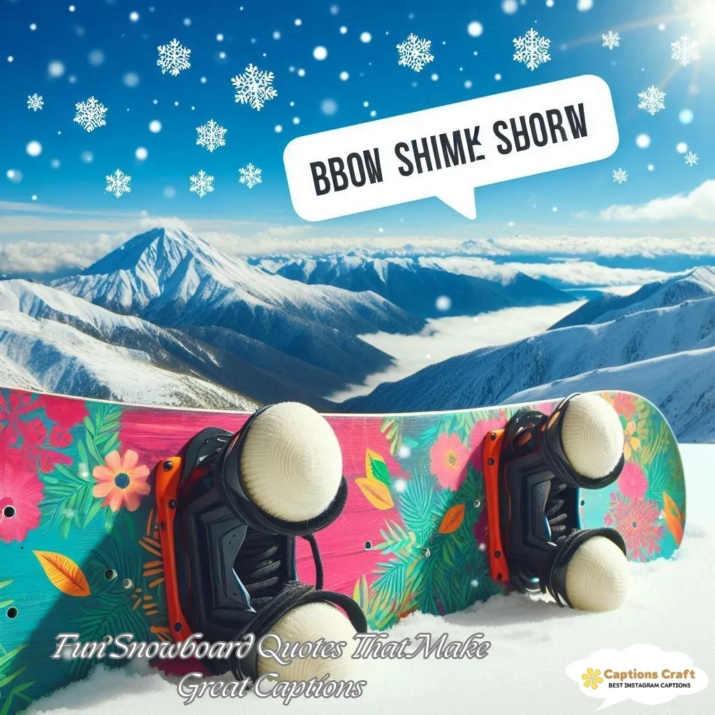 149+ Inspiring Snowboard Captions For Instagram and Quotes to Share Your Thrills