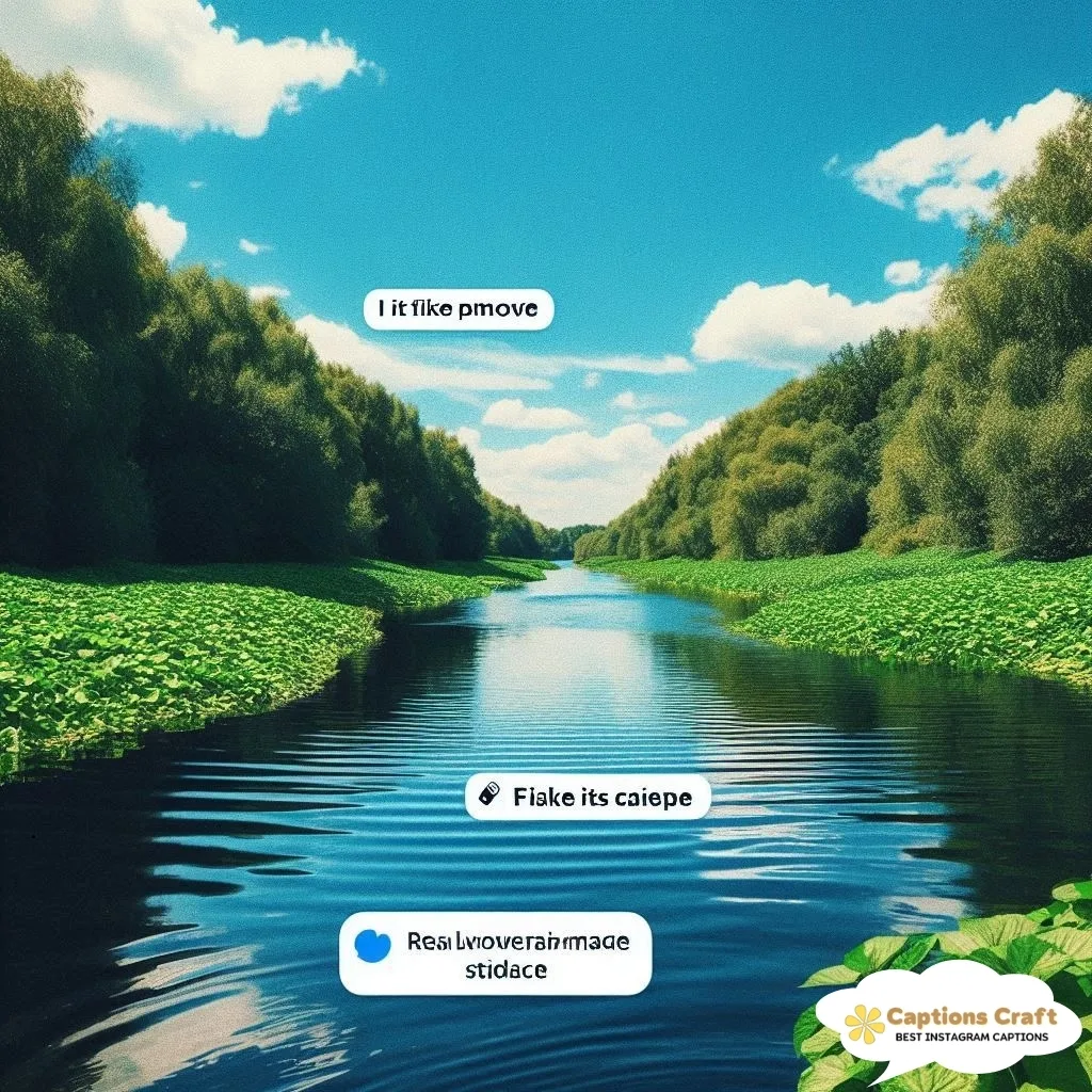 Hashtags On River Captions To Boost Engagement