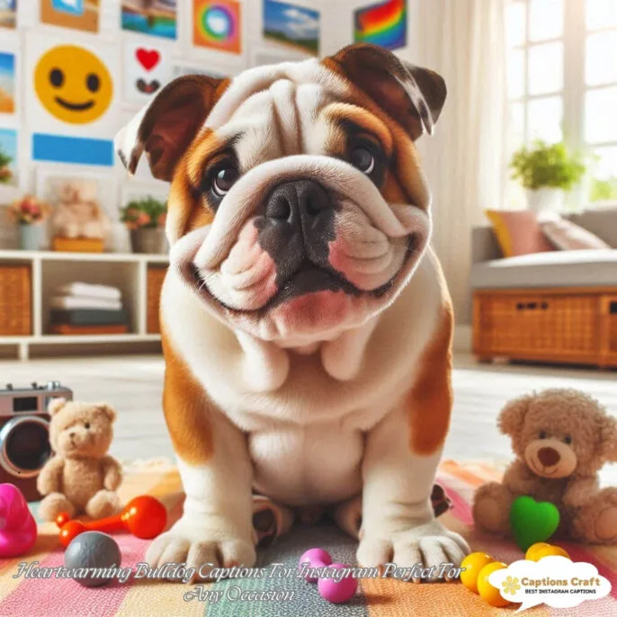 123+ Funny Bulldog Captions For Instagram And Quotes Full Of Wrinkles And Charm