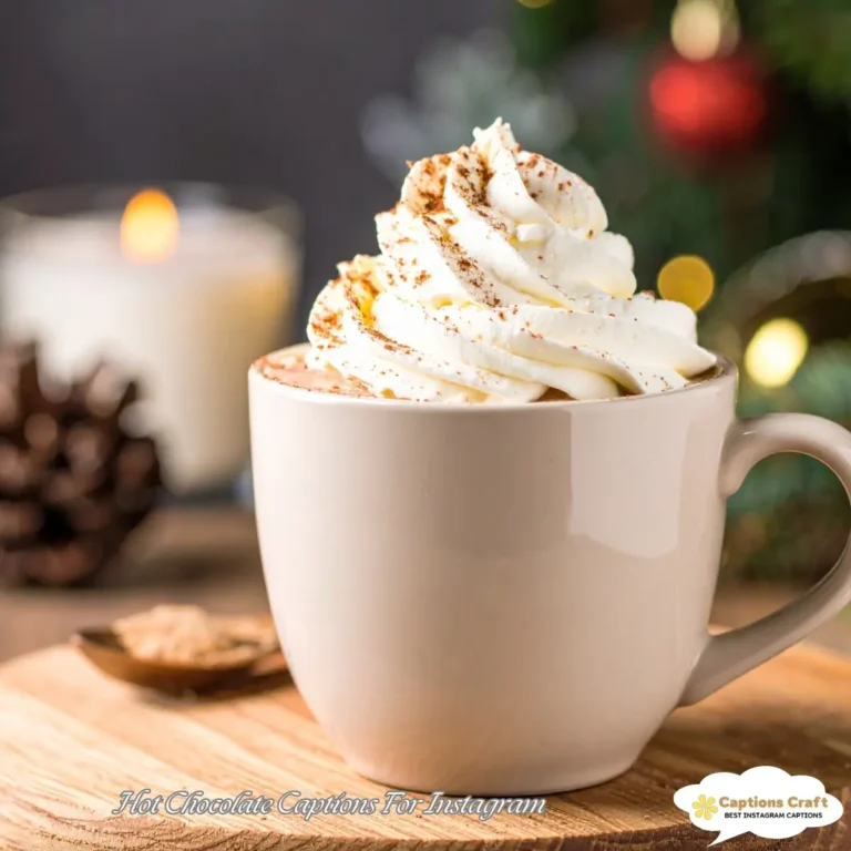 Hot Chocolate Captions For Instagram