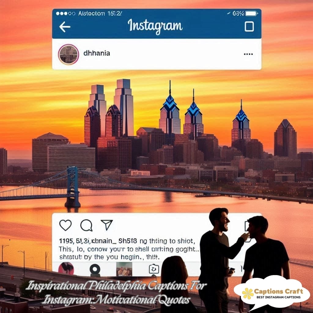 Inspirational Philadelphia Captions For Instagram Motivational Quotes