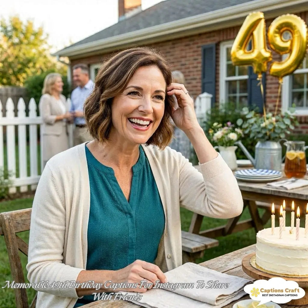 Celebrate with 49th Birthday Captions For Instagram and 127+ Magical Moments