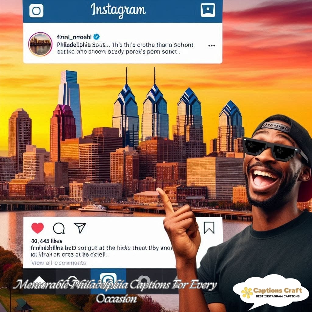 Memorable Philadelphia Captions For Every Occasion