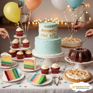 123+ Delightful National Cake Day Captions and Quotes to Sweeten Your Feed