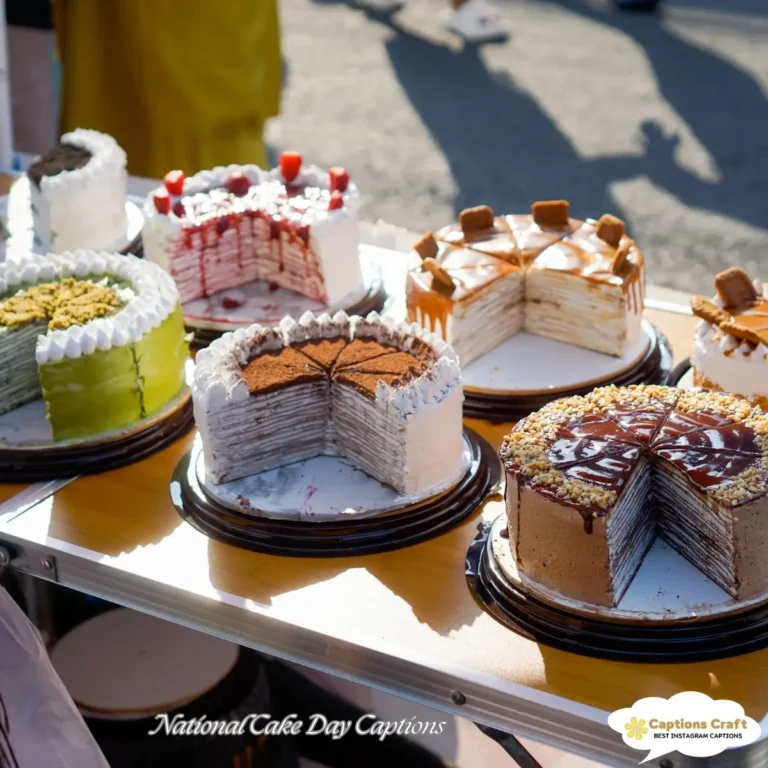National Cake Day Captions