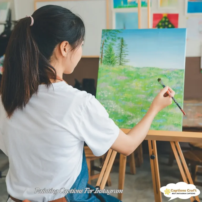 Painting Captions For Instagram