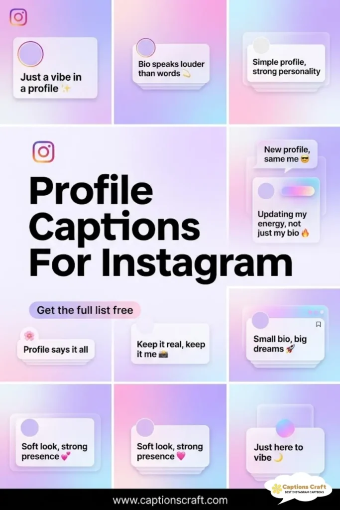 137+ Inspiring Profile Captions For Instagram and Quotes to Shine Online