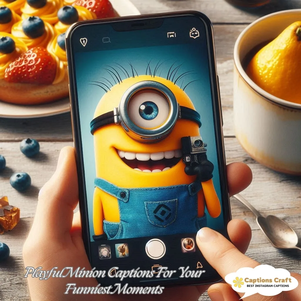 Playful Minion Captions For Your Funniest Moments