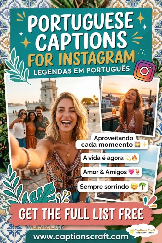 145+ Creative Portuguese Captions For Instagram and Quotes to Inspire Your Feed