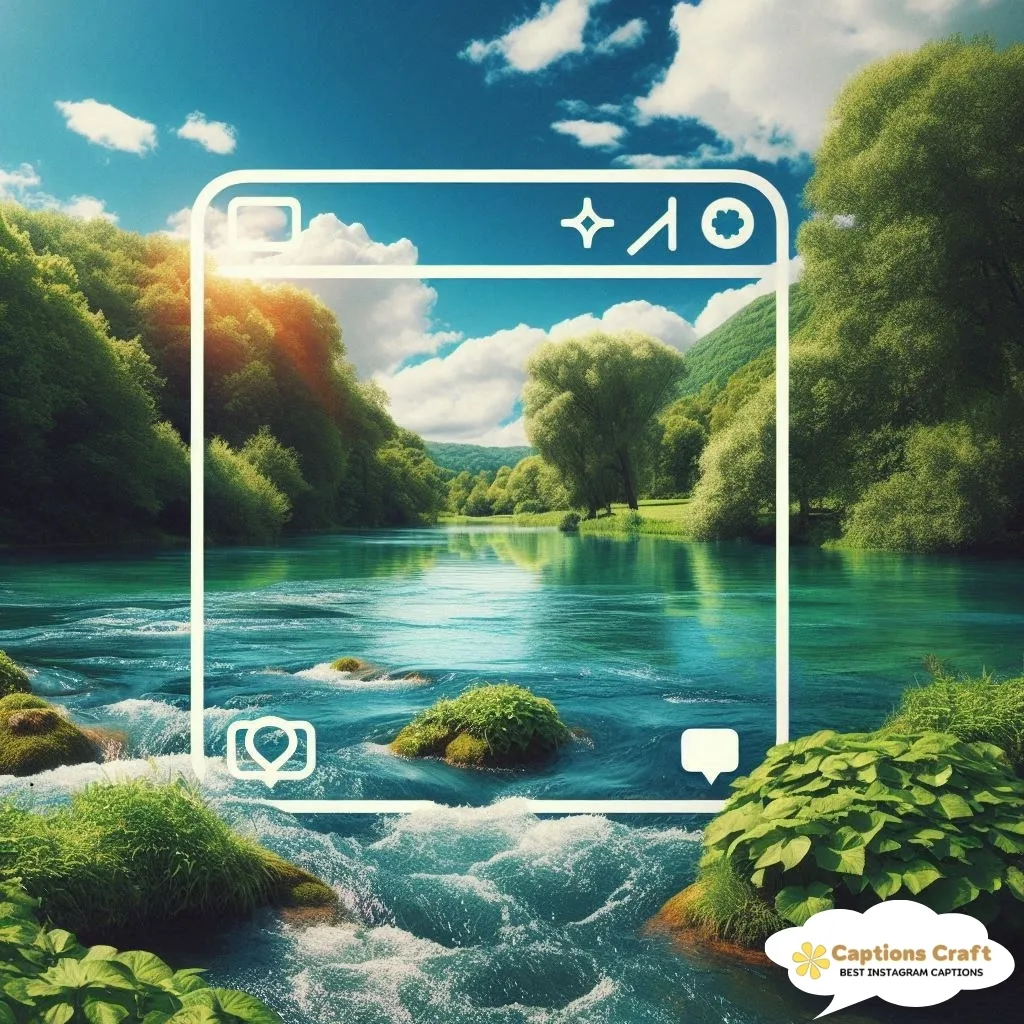 Playful River Captions That Make You Smile