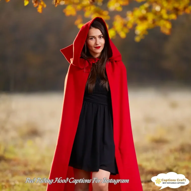 Red Riding Hood Captions For Instagram