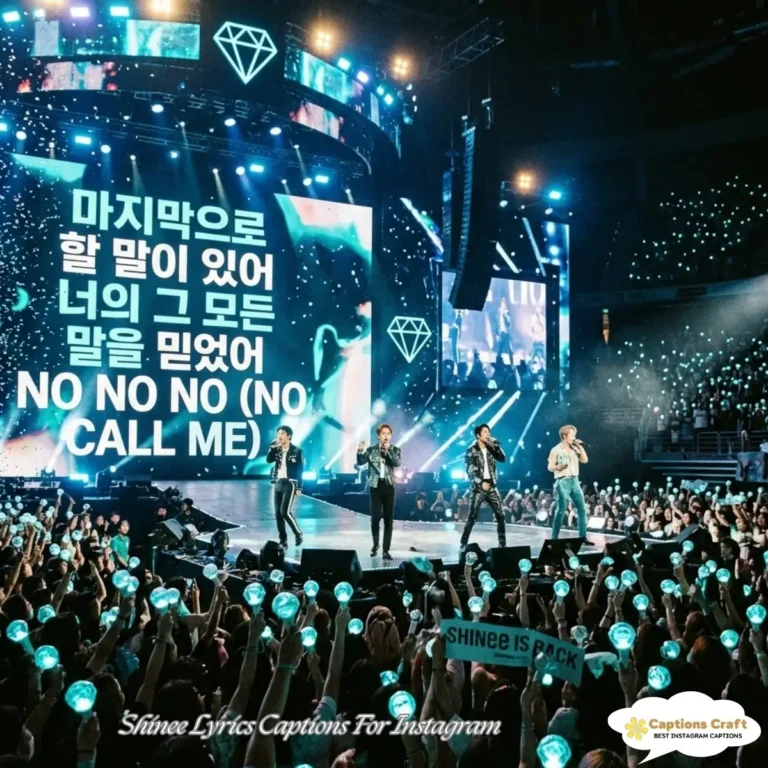 Shinee Lyrics Captions For Instagram