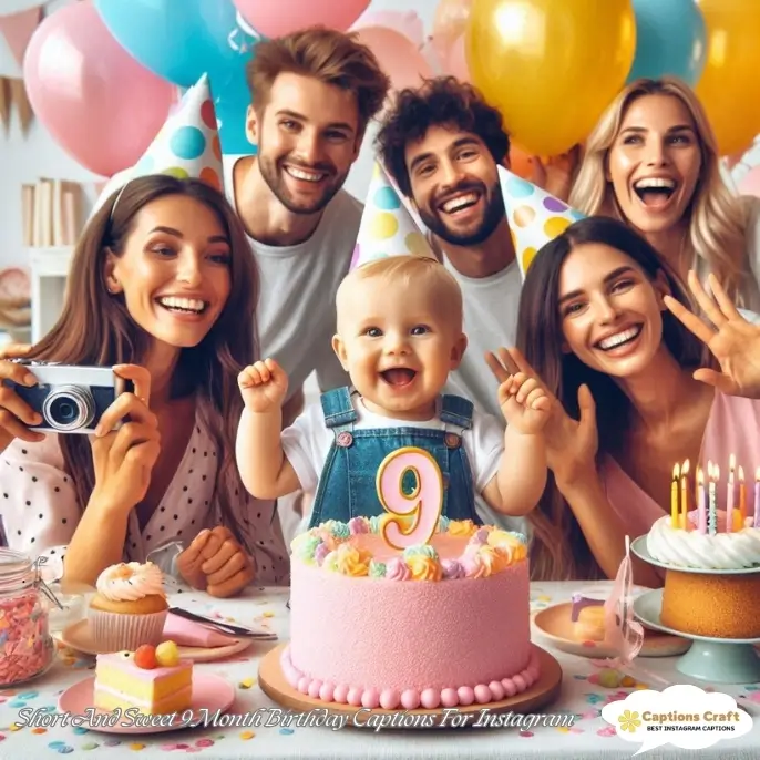 Short And Sweet 9 Month Birthday Captions For Instagram