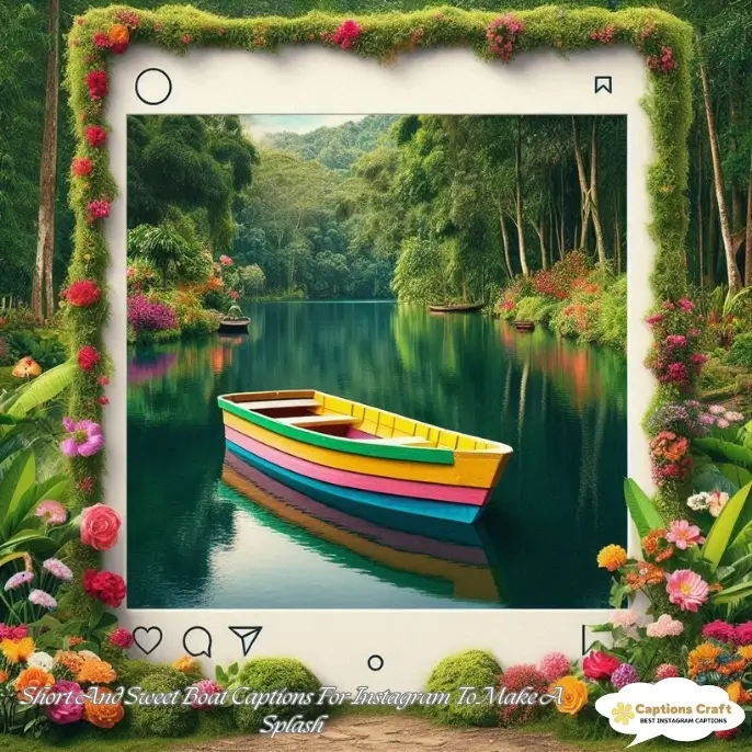 Short And Sweet Boat Captions For Instagram To Make A Splash