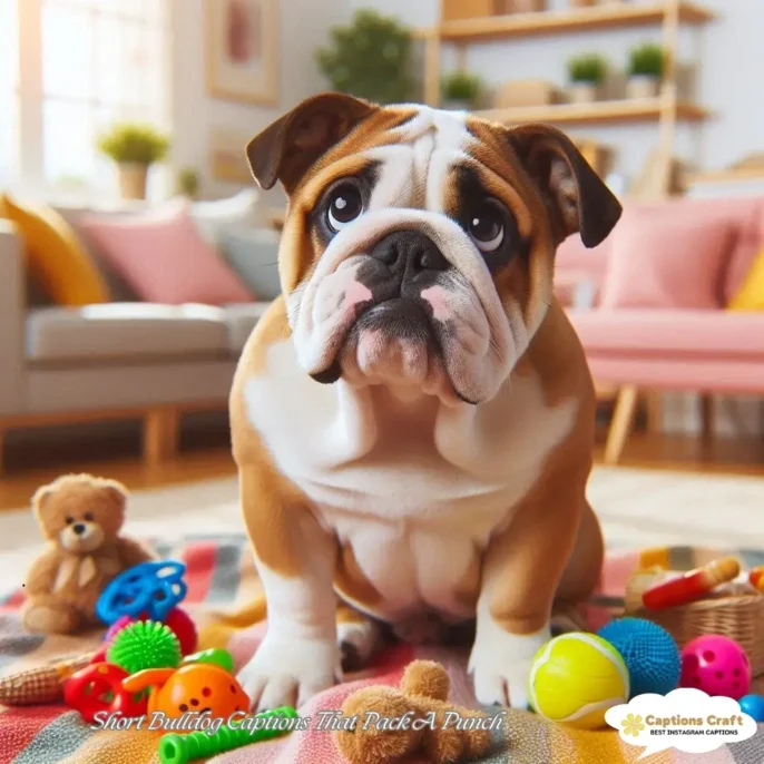 Short Bulldog Captions That Pack A Punch