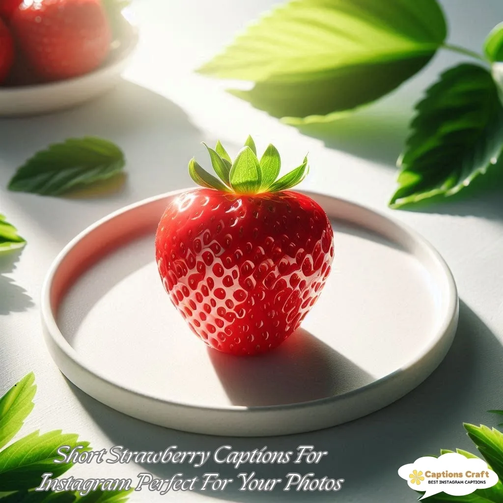135+ Sweet Strawberry Captions For Instagram and Quotes to Brighten Your Feed