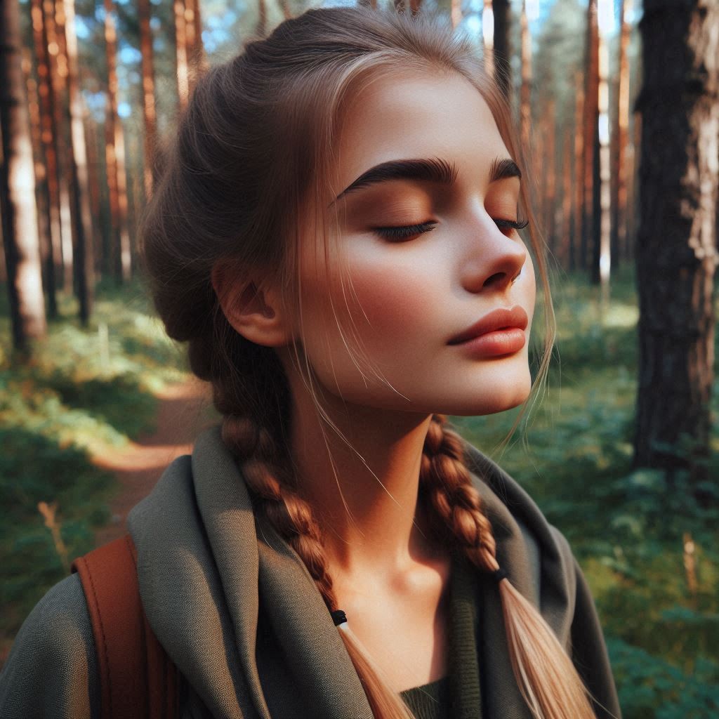 Short captions about the tranquility of forest walks