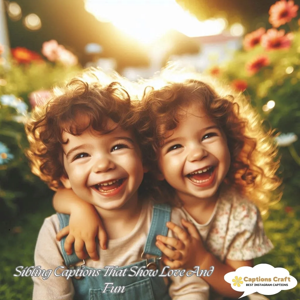 139+ Powerful Sibling Captions For Instagram and Quotes That Celebrate Family Love