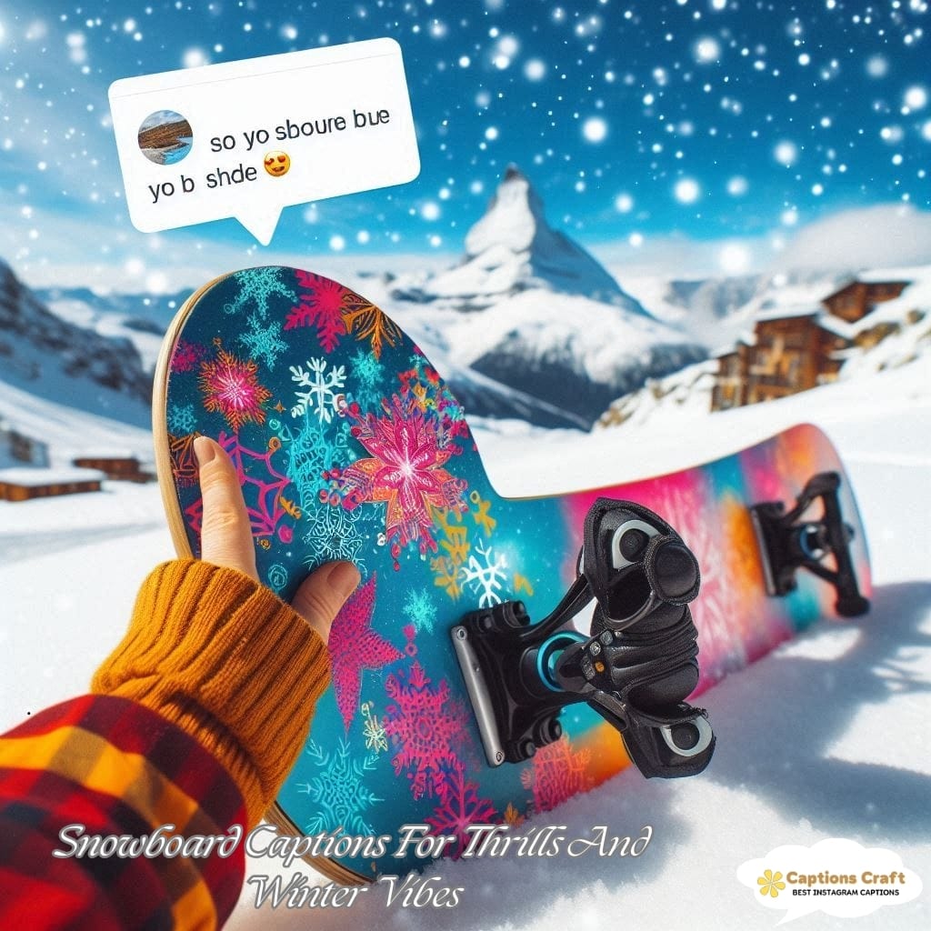 149+ Inspiring Snowboard Captions For Instagram and Quotes to Share Your Thrills