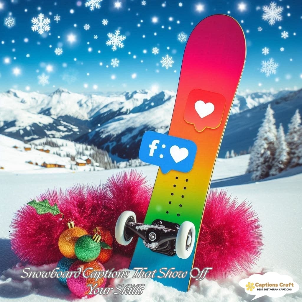 149+ Inspiring Snowboard Captions For Instagram and Quotes to Share Your Thrills