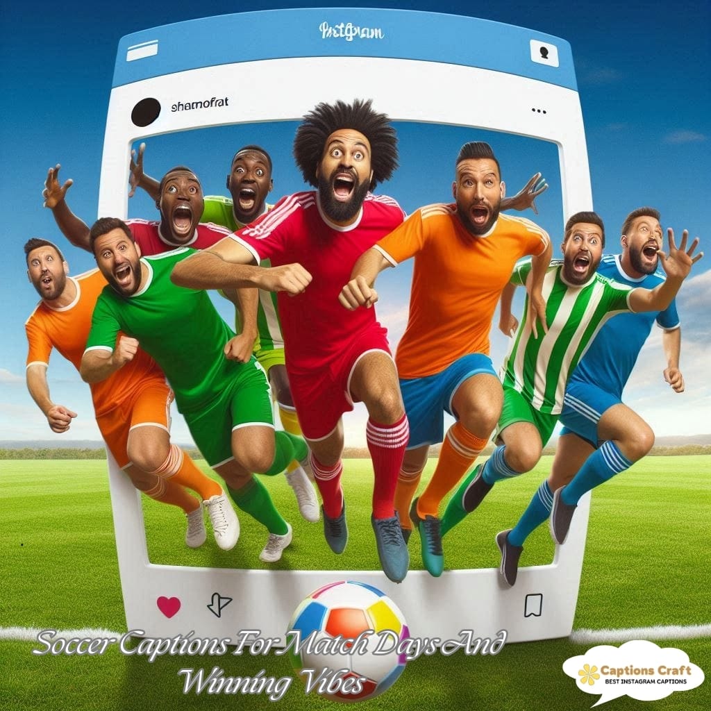 Soccer Captions For Match Days And Winning Vibes
