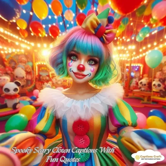 123+ Haunting Scary Clown Captions For Instagram and Quotes to Chill Your Feed