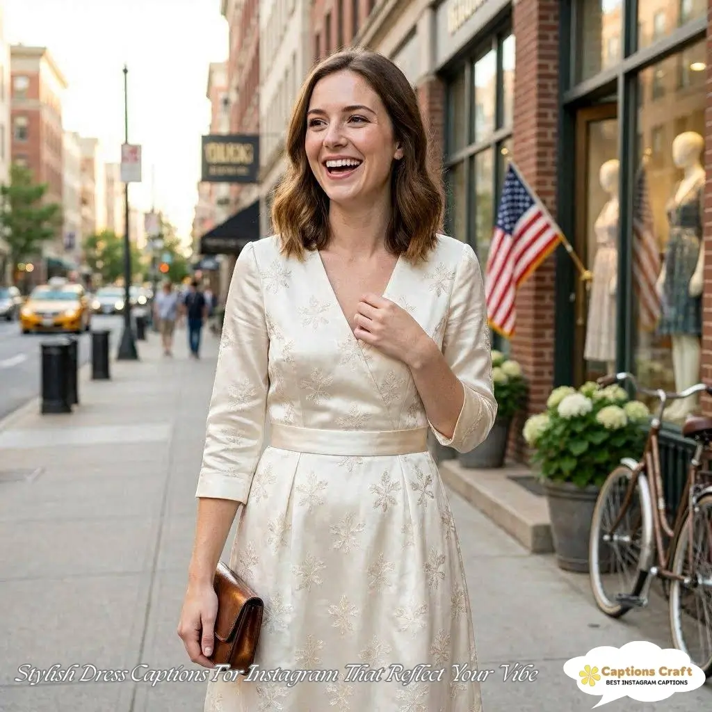 Charming Dress Captions For Instagram and Quotes That Spark Joy 135+ Times Over